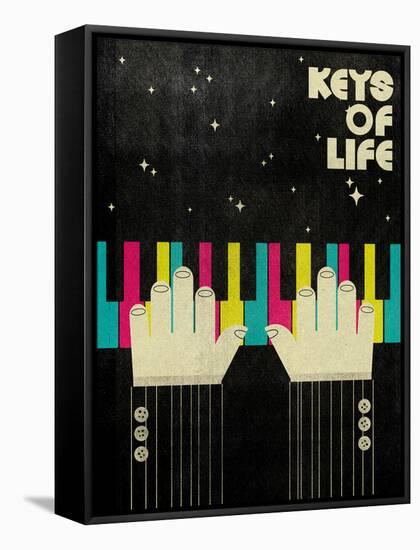 Keys of Life-Dale Edwin Murray-Framed Stretched Canvas