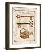 Keys to Paris II-Gregory Gorham-Framed Art Print