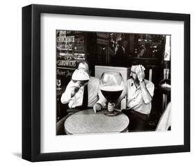 Keystone Cafe Terrace-null-Framed Art Print