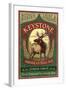 Keystone, Colorado - Elk Head Pale Ale Vintage Sign-Lantern Press-Framed Art Print