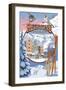 Keystone, Colorado Montage-Lantern Press-Framed Art Print