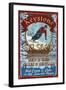 Keystone, Colorado - Ski Shop Vintage Sign-Lantern Press-Framed Art Print