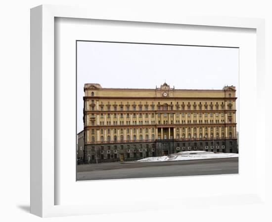 Kgb Building, Lubyankskaya Square, Moscow, Russia, Europe-Lawrence Graham-Framed Photographic Print