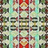 Native American Traditional Decorative Tribal Pattern Design Background-kgtoh-Art Print