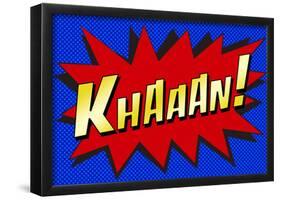 Khaaan! Pop-Art-null-Framed Poster