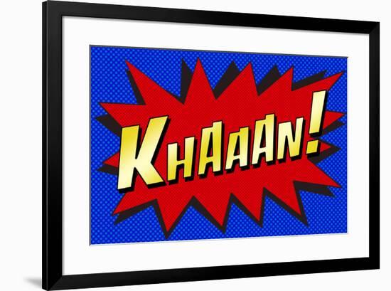 Khaaan! Pop-Art-null-Framed Poster