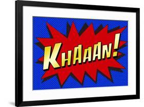 Khaaan! Pop-Art-null-Framed Poster