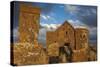 Khachkars at Noratus Cemetery, Lake Seven, Armenia, Central Asia, Asia-Jane Sweeney-Stretched Canvas