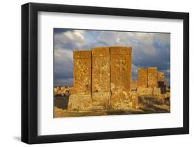 Khachkars at Noratus Cemetery, Lake Seven, Armenia, Central Asia, Asia-Jane Sweeney-Framed Photographic Print