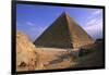 Khafre's Pyramid-null-Framed Art Print