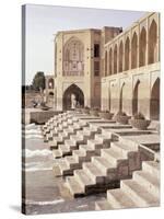 Khaju Bridge, Isfahan, Iran, Middle East-Sergio Pitamitz-Stretched Canvas
