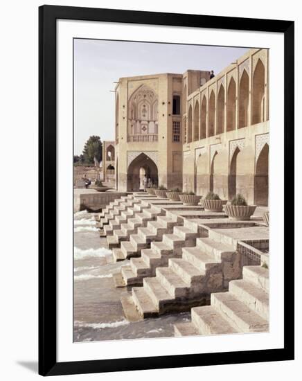 Khaju Bridge, Isfahan, Iran, Middle East-Sergio Pitamitz-Framed Photographic Print