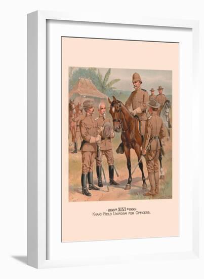 Khaki Field Uniform for Officers-H.a. Ogden-Framed Art Print