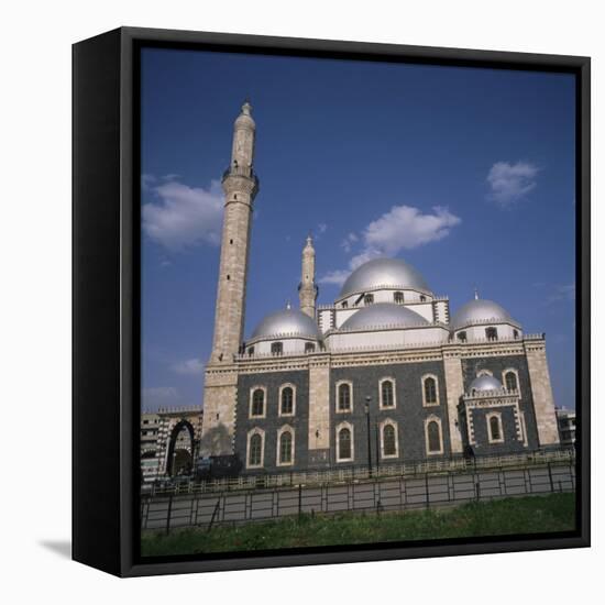 Khalid Ibn Al-Walid Mosque, Built in 1908, Homs, Syria, Middle East-Christopher Rennie-Framed Stretched Canvas