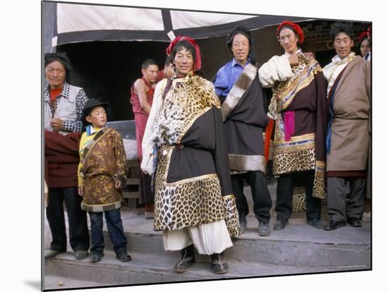 Khampas, Qamdo Monastery, Tibet, China-Occidor Ltd-Mounted Photographic Print