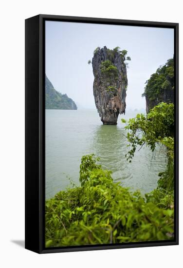 Khao Phing Kan (James Bond Island)-Andrew Stewart-Framed Stretched Canvas
