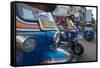 Khao San Road, Bangkok, Thailand, Southeast Asia, Asia-Frank Fell-Framed Stretched Canvas