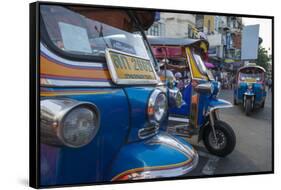 Khao San Road, Bangkok, Thailand, Southeast Asia, Asia-Frank Fell-Framed Stretched Canvas