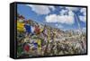 Khardung-La Pass is the Highest Motorable Road in the World with 18380 Feet, 5602,2 Meters-Guido Cozzi-Framed Stretched Canvas