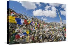 Khardung-La Pass is the Highest Motorable Road in the World with 18380 Feet, 5602,2 Meters-Guido Cozzi-Stretched Canvas