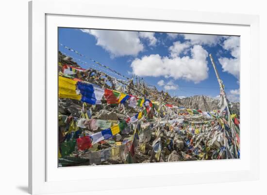 Khardung-La Pass is the Highest Motorable Road in the World with 18380 Feet, 5602,2 Meters-Guido Cozzi-Framed Photographic Print