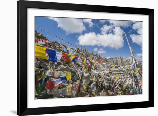 Khardung-La Pass is the Highest Motorable Road in the World with 18380 Feet, 5602,2 Meters-Guido Cozzi-Framed Photographic Print