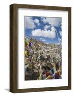 Khardung-La Pass is the Highest Motorable Road in the World with 18380 Feet, 5602,2 Meters-Guido Cozzi-Framed Photographic Print