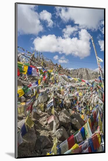 Khardung-La Pass is the Highest Motorable Road in the World with 18380 Feet, 5602,2 Meters-Guido Cozzi-Mounted Photographic Print