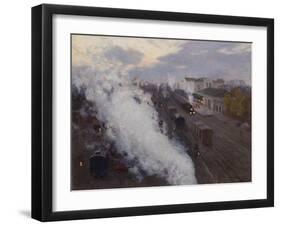 Kharkov Railway Station, 1892-Sergei Arsenyevich Vinogradov-Framed Giclee Print