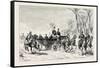 Khedive Ismail's Country Drive, Egypt, 1879-null-Framed Stretched Canvas