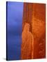 Khentii Province, Sunrise on a Carved Obelisk Dedicated to Genghis Khan, Mongolia-Paul Harris-Stretched Canvas