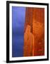 Khentii Province, Sunrise on a Carved Obelisk Dedicated to Genghis Khan, Mongolia-Paul Harris-Framed Photographic Print