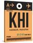 KHI Karachi Luggage Tag I-NaxArt-Stretched Canvas