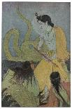 Manasa Devi, The Goddess of Snakes-Khitindra Nath Mazumdar-Framed Art Print