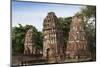 Khmer Style Prangs (Stupas) (Chedis) at Wat Mahathat, Ayutthaya, UNESCO World Heritage Site-Alex Robinson-Mounted Photographic Print