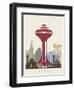 Khobar Skyline Poster-paulrommer-Framed Art Print