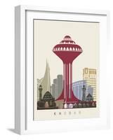 Khobar Skyline Poster-paulrommer-Framed Art Print