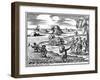 Khoikhois Spearing Fish, South Africa, 1931-null-Framed Giclee Print