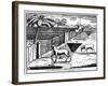 Khoikhois Trapping Antelope, South Africa, 18th Century-null-Framed Giclee Print