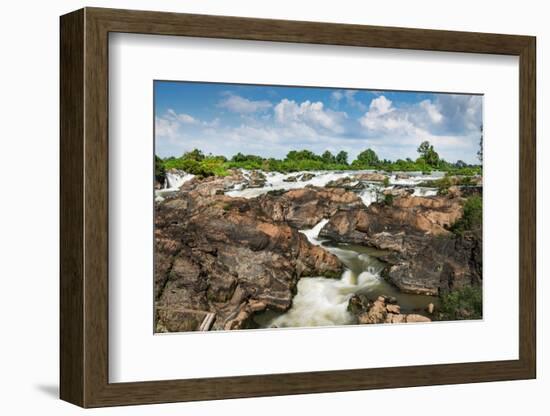 Khonephapheng Waterfall-Philippe Sainte-Laudy-Framed Photographic Print