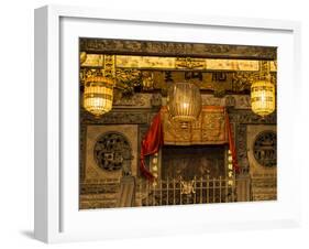 Khoo Kongsi clan temple, Penang, Malaysia, Southeast Asia, Asia-Melissa Kuhnell-Framed Photographic Print