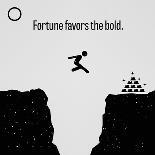 Fortune Favors the Bold-Khoon Lay Gan-Framed Stretched Canvas