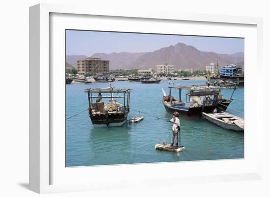 Khor Fakkan, Fujairah Sheikdom, United Arab Emirates, Middle East-Geoff Renner-Framed Photographic Print