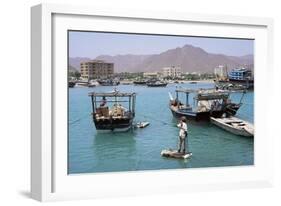 Khor Fakkan, Fujairah Sheikdom, United Arab Emirates, Middle East-Geoff Renner-Framed Photographic Print