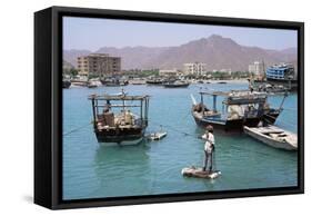 Khor Fakkan, Fujairah Sheikdom, United Arab Emirates, Middle East-Geoff Renner-Framed Stretched Canvas