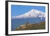 Khor Virap Monastery, 17th Century, Near Artashat, with Mount Ararat in Background, Armenia-null-Framed Photographic Print