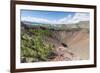 Khorgo volcano crater and White Lake in the background, Tariat district, North Hangay province, Mon-Francesco Vaninetti-Framed Photographic Print