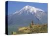 Khorvirap (Khor Virap) Monastery and Mount Ararat, Armenia, Central Asia, Asia-Bruno Morandi-Stretched Canvas