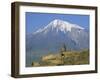 Khorvirap (Khor Virap) Monastery and Mount Ararat, Armenia, Central Asia, Asia-Bruno Morandi-Framed Photographic Print