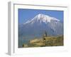 Khorvirap (Khor Virap) Monastery and Mount Ararat, Armenia, Central Asia, Asia-Bruno Morandi-Framed Photographic Print